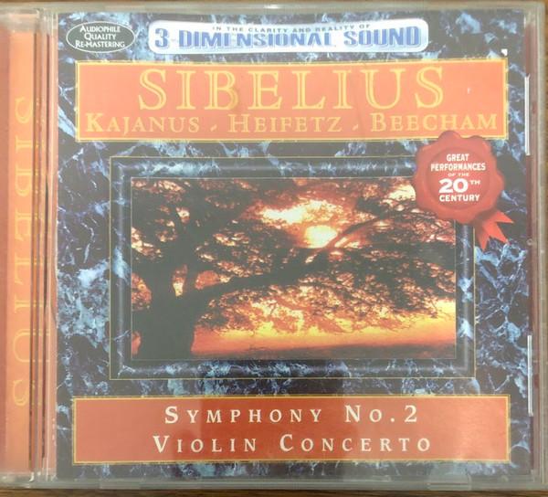 CD СИБЕЛИУС, КАЯНУС, ХЕЙФЕЦ, БИЧЕМ - Симфония №. 2 / Скрипичный концерт AMSC584 Avid 1997 Великобритания Классика Б/У