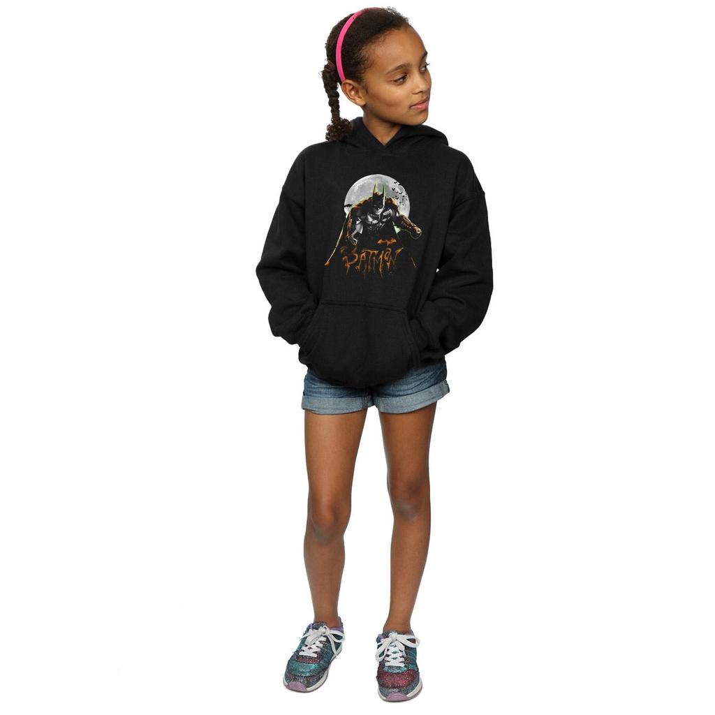 DC Comics Girls Batman Arkham Knight Halloween Moon Hoodie
