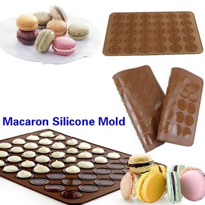 Новая силиконовая форма для макарон с 30 круглыми отверстиями, коврик для выпечки, высокая термостойкость, форма для выпечки, 1 шт.
