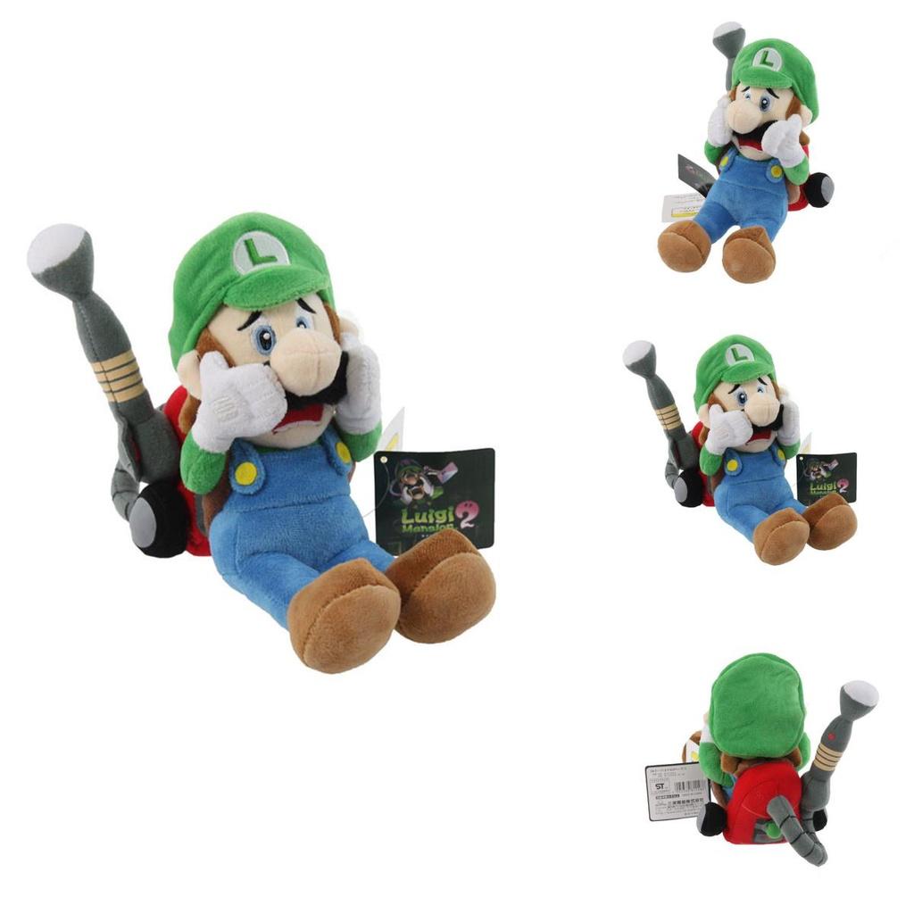 Восхитительно мягкая плюшевая кукла Луиджи из Super Mario Bros, 18 см, для детей и коллекционеров