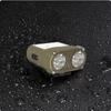 1200MAH Dual Beam Hat Clip Cap Light Mini LED Headlamp Sensor Headlight USB Rechargeable Adjustable Angle Camping Headlamp Work Lights