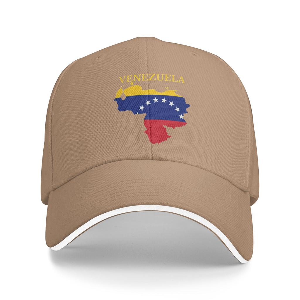 Unisex Venezuela Map Flag Venezuelan Outdoor Hat Sun Cap Casual Baseball Cap Golf Sunshade