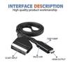 Кабель-адаптер видеоконвертер SCART в HDMI с выходом 1080p 720p для HD-телевизора, дисплея и совместимости