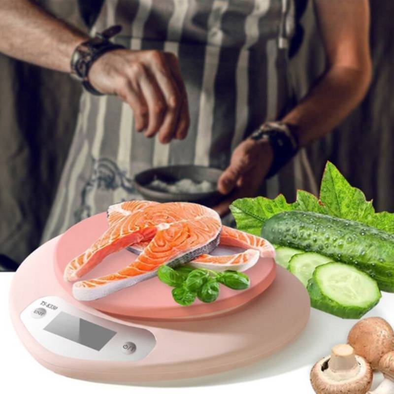 Электронные кухонные весы в форме сердца для точного взвешивания продуктов и кофе
