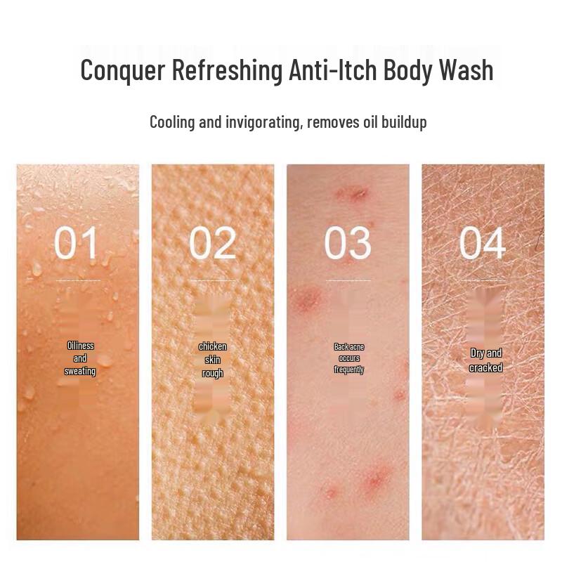 Conquer Refreshing Itch-Relief Shower Gel