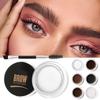 Waterproof Eyebrow Gel Smudge Proof Long Lasting Hold Brow Pomade Makeup Fixer Transparent and Colored Formula for Natural Wild Brows All Day Wear