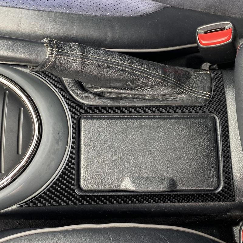 Real Carbon Fiber Car Accessories Cup Holder Frame Trim Cover Soft Sticker For Lexus Is 300 1999 2000 2001 2002 2003 2004 2005