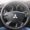 Для Mitsubishi Pajero 2007-2014 Galant 2008-2012 Ручная прошивка Черная Кожа Нескользящая Накладка на Руль Автомобиля