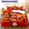 3pcs Football Team (28) Design Cover Set - HD Printed Bedding with 1 Cover and 2 Pillowcases - Perfect for Home and Dorm Decor
