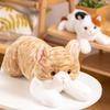 Hairy Texture Simulation Stuffed Cat 50cm Size Realistic Cat Plush Toy Pet Kitten Pillow