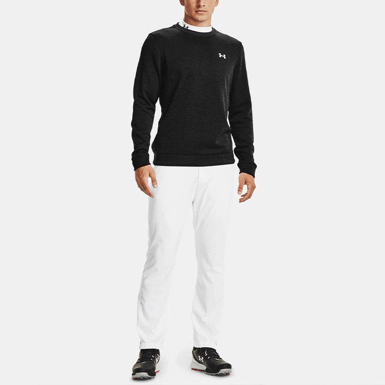 Under Armour Свитер Golf флисовый пуловер с круглым вырезом мужской свитер черный 1360503-001