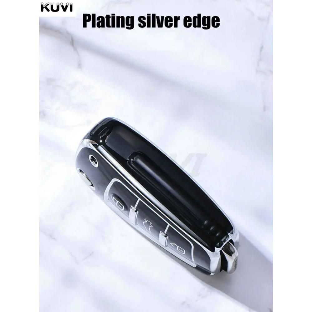 Мягкий ТПУ Чехол-книжка для автомобильного ключа Держатель для A1 A3 A6 A6L Q2 Q3 Q7 TTS R8 S6 RS3 Защитная оболочка для ключа Аксессуары для брелока