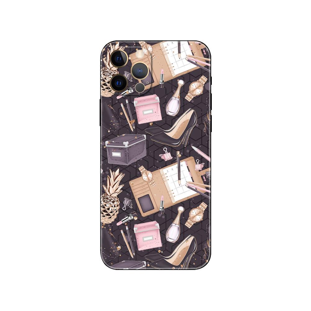 Модный чехол для телефона с изображением черепа для iPhone 5 5s 2020se 6 6s 7 8 plus x 10 XR XS 11 12 13 mini pro MAX, черная задняя крышка из ТПУ