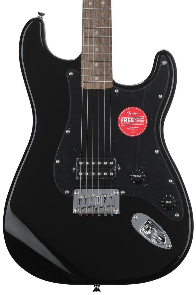 Электрогитара Fender Squier by Fender Squier Squier HT Laurel Black Black с мягким чехлом Sonic™ Stratocaster® H, накладкой на гриф, пикгардом,
