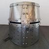 Templar Crusader Knight Helmet Medieval Great Helmet Larp And Cosplay Helmet Handmade Steel Cross Helmet Best Gift