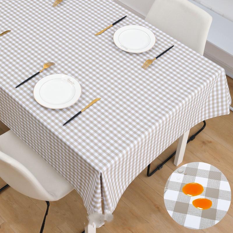 Роскошная высококачественная водонепроницаемая и маслостойкая скатерть из ПВХ, не требующая мытья, прямоугольный бытовой стол, чайный столик и настольная ткань