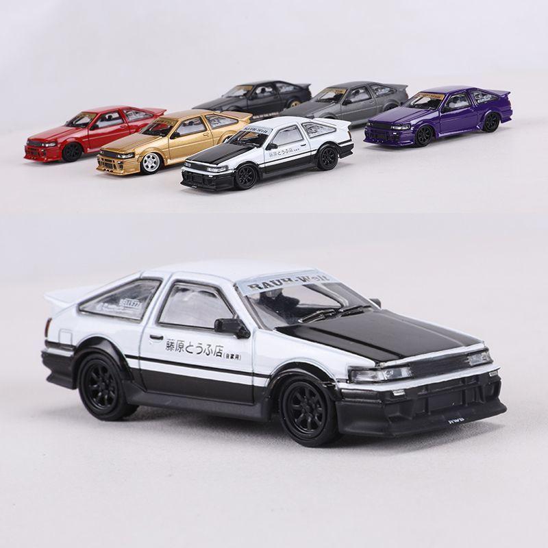 DCT 1:64 Toyota AE86 Ширококузовная Модифицированная Версия Коллекция Моделей Автомобилей Высококачественная Симуляционная Литая Под Давлением Модель Автомобиля из Сплава