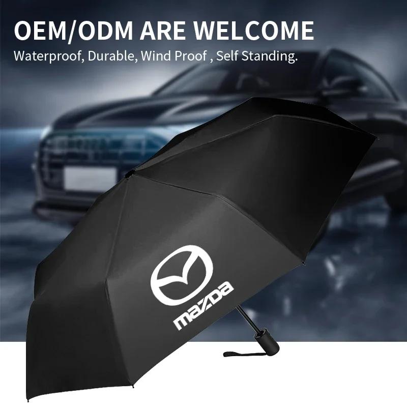 2025 Горячий Авто Стайлинг Авто Портативный Складной Зонт Солнцезащитный Козырек Для Mazda 3 Alexa CX30 CX-4 CX5 CX-5 CX8 CX-8 CX-30