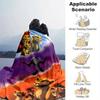 1pc. Cartoon Lion King Blanket, Soft and Cozy for All Seasons, Perfect Home Decor Gift for Friends and Family, Soft Flannel Throw Blanket, V
