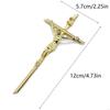 62KD 10pcs Gold Crucifix Wall Blessing Sacred Handheld Catholic Metal