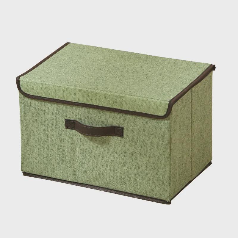 Foldable Dustproof Clothing Storage Box with Lid - Multifunctional Organizer for Clothes and Pants