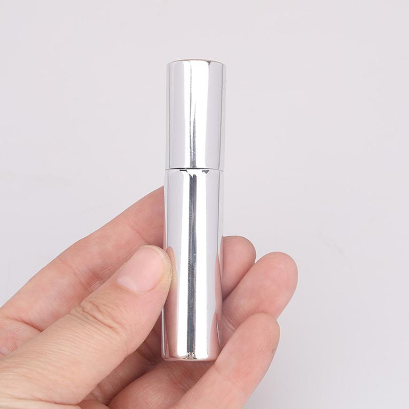 10Ml Portable Uv Glass Refillable Perfume Bottle With Aluminum Atomizer Spray Bottles Sample Empty Containers
