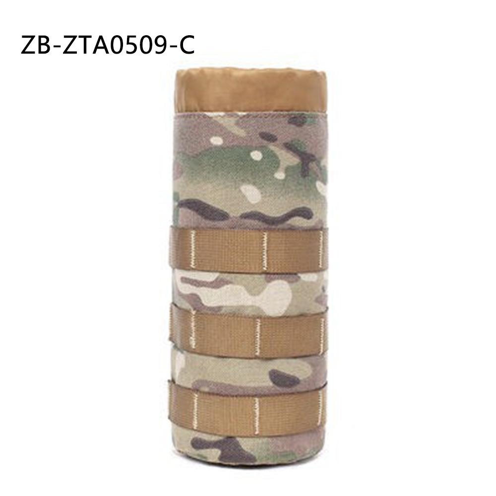 Новый черный тактический подсумок MOLLE для бутылки с водой из ткани Оксфорд для пеших прогулок, бега