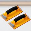 2 Pieces Hand Sander with Handle Sand Paper Metal Clip Portable Sanding Block for