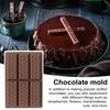 Набор силиконовых форм для шоколада с пакетами по 100 шт., глубокая форма для шоколада для фаршированных батончиков, многоразовая форма для выпечки тортов, не содержащая бисфенола-А