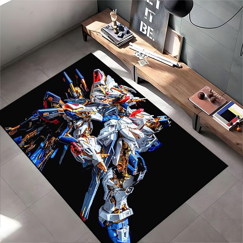 Gundam-Inspired Mech Design Carpet suitable as a non-slip mat for the living room or bedroom sofa