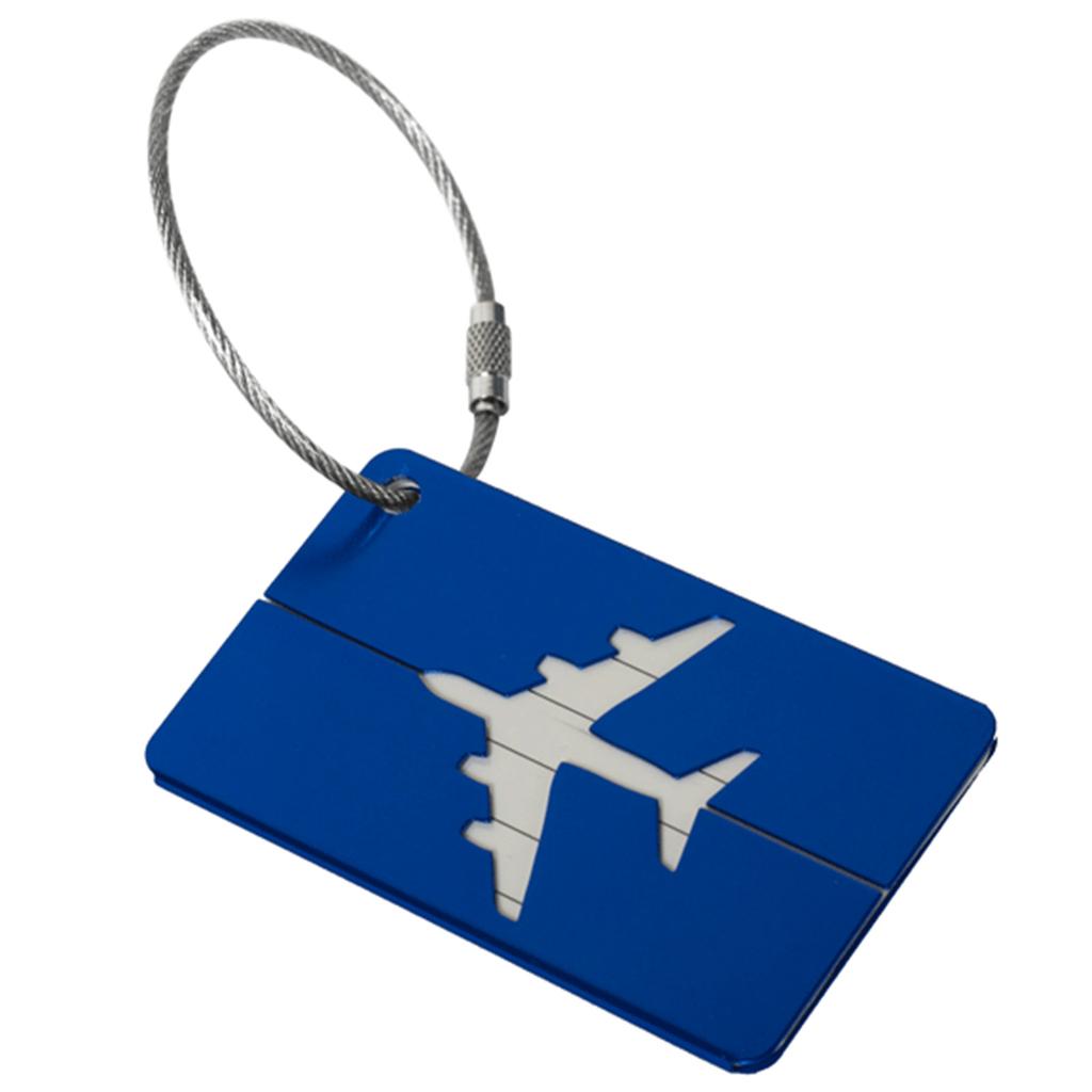 Suitcase Tags Luggage Tag Baggage Backpack Tags with Metal Loop Name ID Address Card Baggage Identifier Travel Accessory