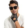 MGGMOKAY Mens Touchscreen Unlined Leather Driving Gloves