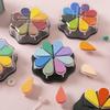 Металлические чернильные подушечки для DIY резиновых штампов и журналов, набор из 36 цветов "Лепесток"