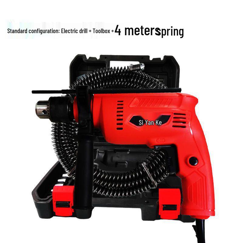 Электрический сантехнический трос для прочистки труб, инструмент для очистки канализации и средство для удаления засоров в унитазе - Прочистим или вернем деньги.