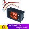 Mini DC Digital Voltmeter Ammeter 100V 10A 50A 100A Voltage Current Meter Solar Battery Car Volt Amp Tester Monitor Detector