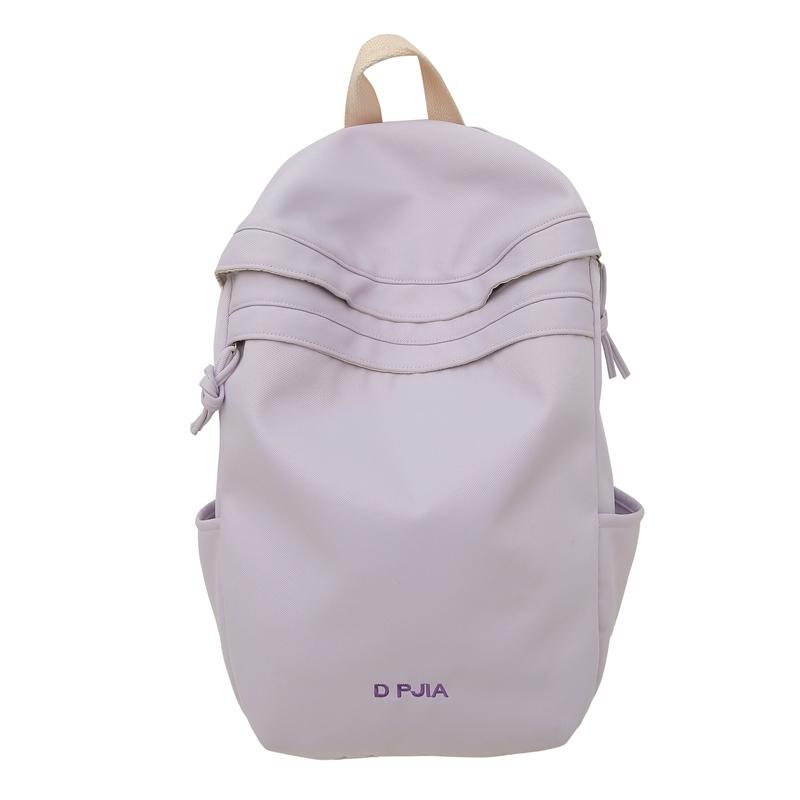 Женский рюкзак Студенческий однотонный школьный рюкзак