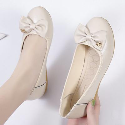 Весенняя новая модная популярная женская обувь на плоской подошве, универсальные повседневные туфли с круглым вырезом и круглым носком, женские трендовые туфли на плоской подошве