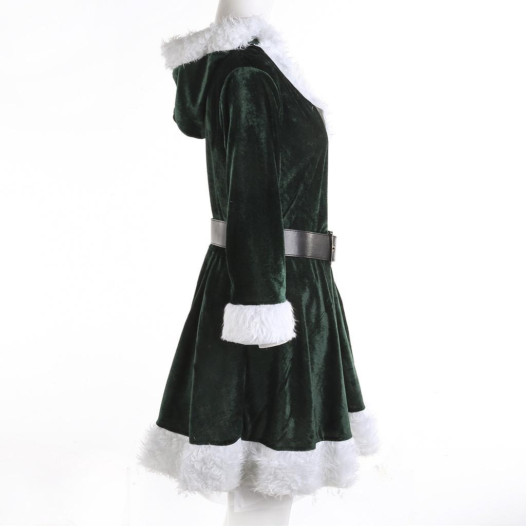 Рождественские платья Мисс Санта-Клауса, костюмы для косплея, новогодний рождественский костюм для женщин, красное сексуальное платье, женские нарядные костюмы