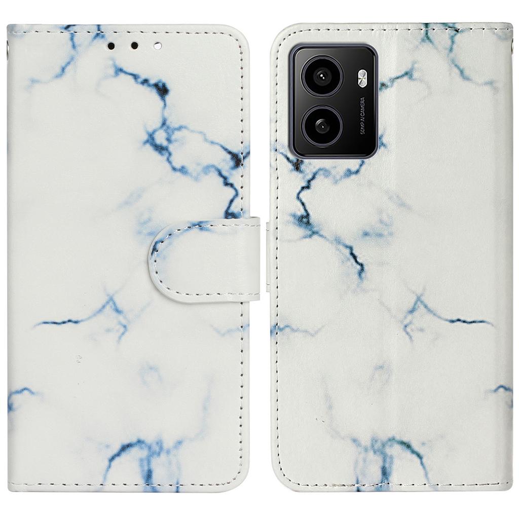 Противоударный чехол-книжка из ПУ кожи с рисунком для HMD Pulse/Pulse+