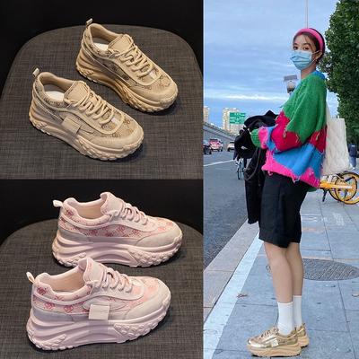 Кроссовки Canvas Pops Shoes Casual Shoes Round Toe Thick Bottom Casual Sneakers