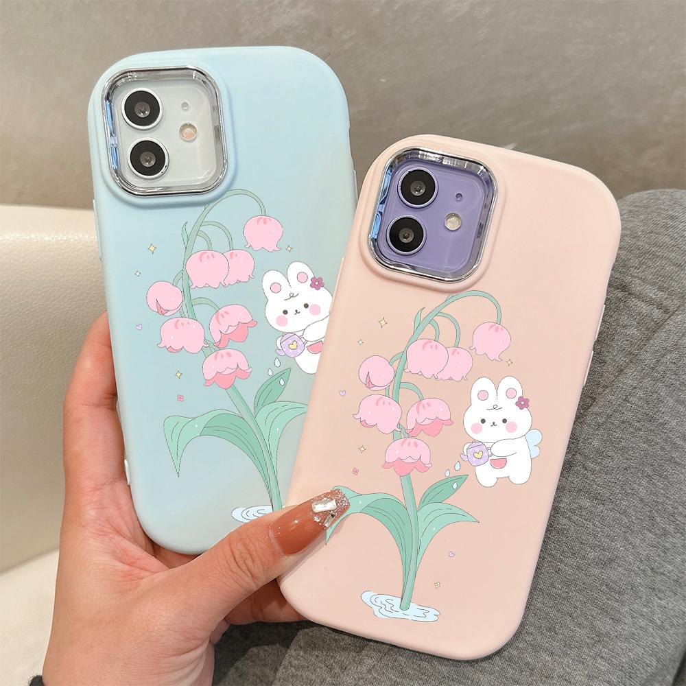 Solid Color Silver Edge Lens Fatty Casing Soft TPU Liquid Silicone Cover Shockproof Phone Case for OPPO Reno Realme OnePlus