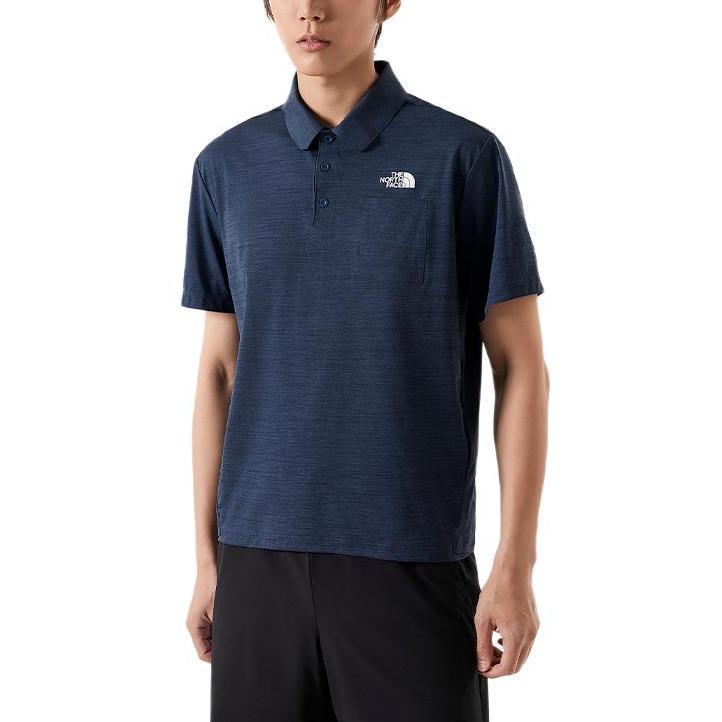 THE NORTH FACE Polo Shirt Men's Deep Sea Blue NF0A87W1-HKW