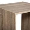 Kali tall bookcase with 4 shelves, natural