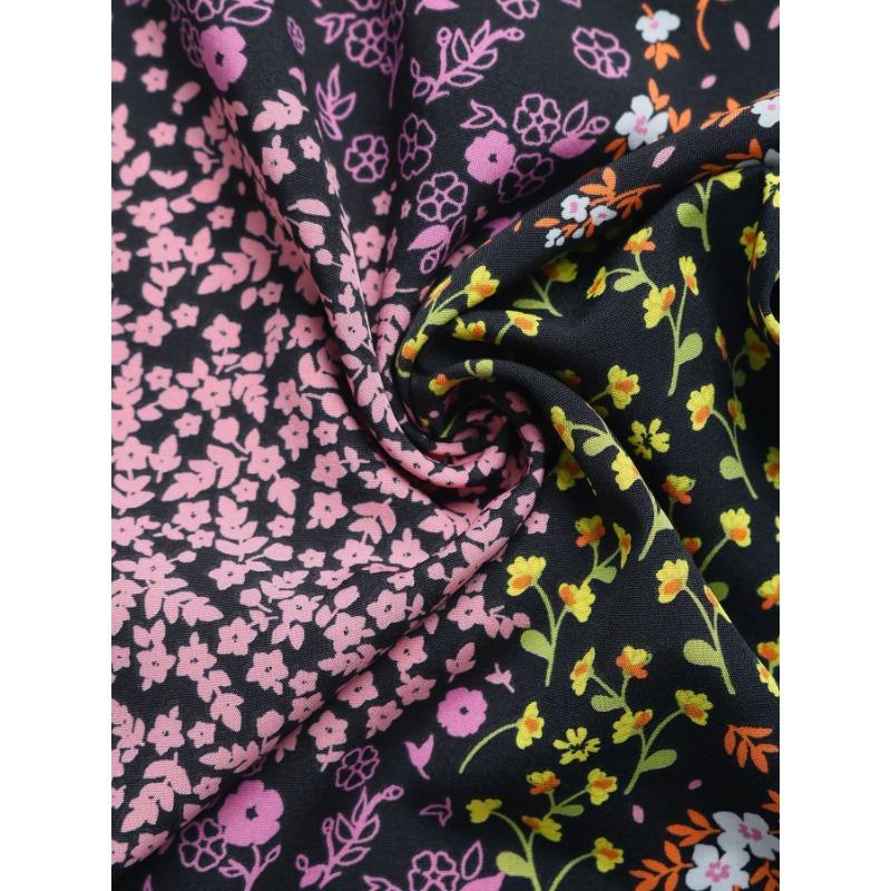 Женские новые летние брюки на шнуровке с принтом Temperament, широкие брюки с высокой талией