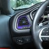 Console Air Condition A/C Vent Trim Cover Ring for Dodge Challenger 2015+ Purple