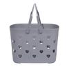 Storage Basket with Handle Large Capacity Hollow Design Portable Shower Caddy Tote Organizer Basket Bin for Bathroom
