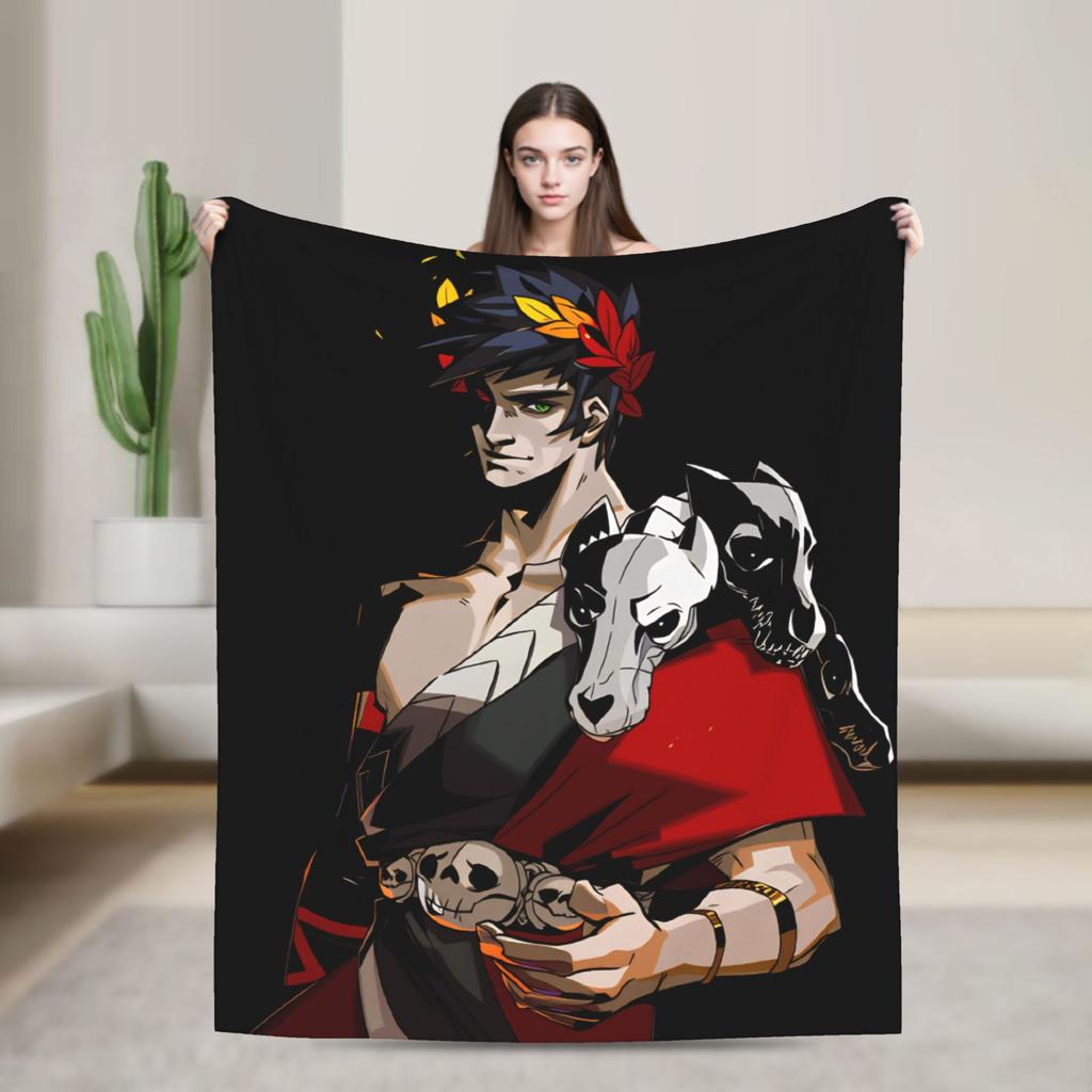 Hades Zagreus Soft Warm Blanket  Travel Office Plush Throw Blanket Funny Living Room Flannel Bedspread Sofa Bed Cover