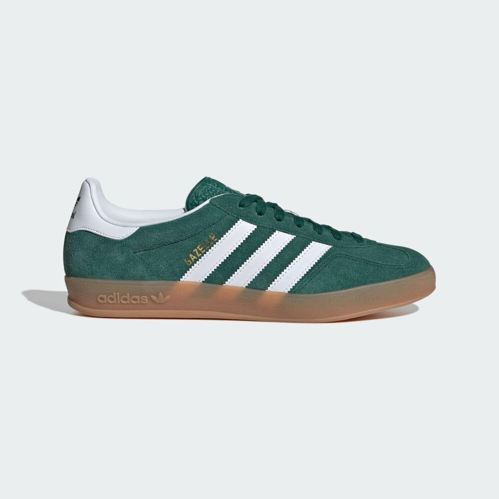 adidas GAZELLE INDOOR College Green Кроссовки ORIGINALS Unisex JI2062 College Green/Обувь Белый/Каучук