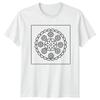 Floral Flower Mandala Mens T-Shirt Womens Tee Graphic Unisex Top