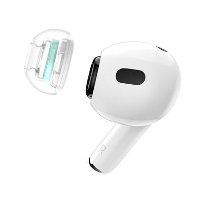 SpinFit SuperFine AirPodsPro 1-го и 2-го поколения, совместимые с медицинским силиконовым наушником, пара ML, пара адаптеров и (1 Размер/1 В комплекте)